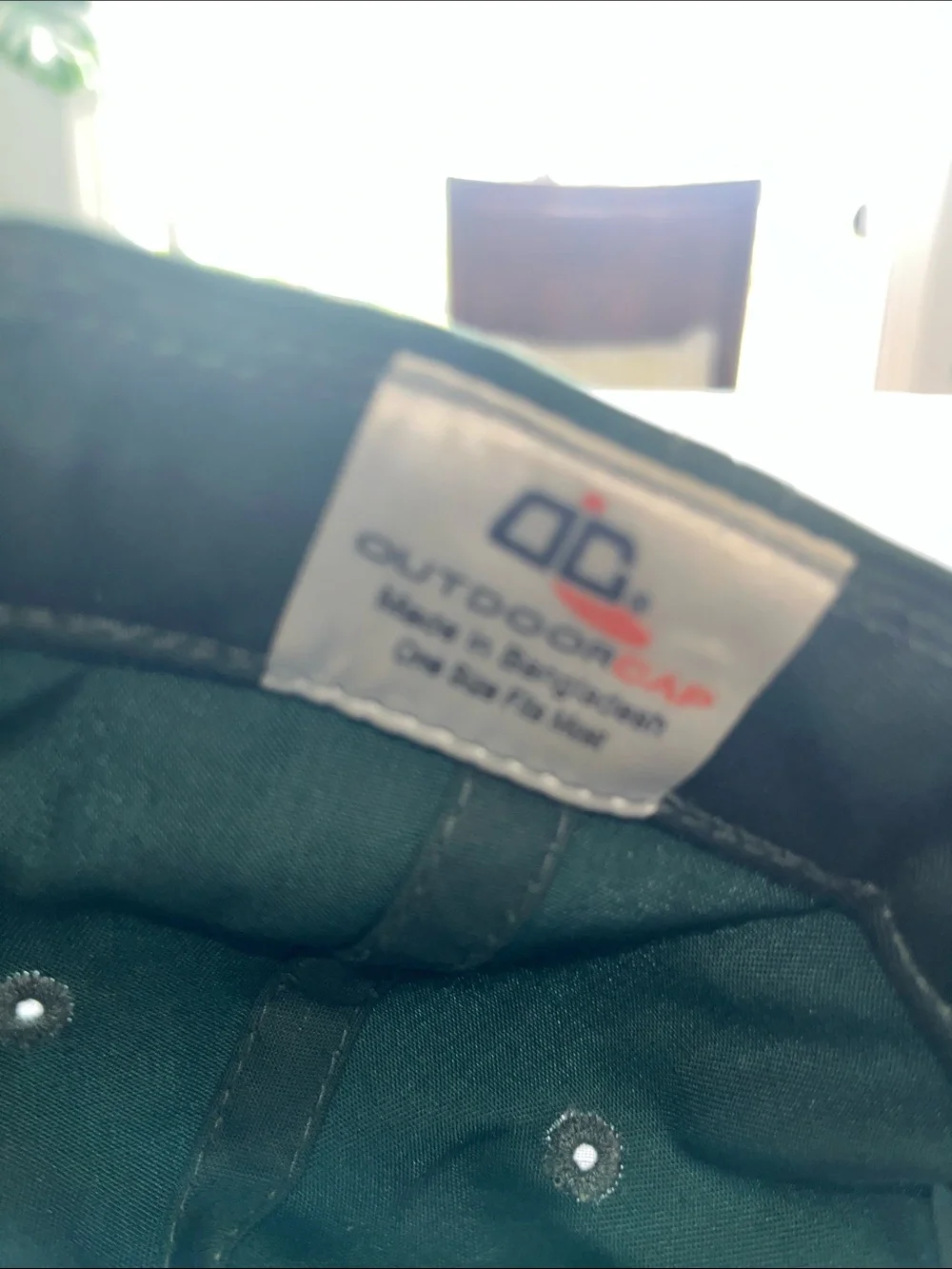NWNT Vintage Green and Olive Baseball Cap with Circle TC Logo